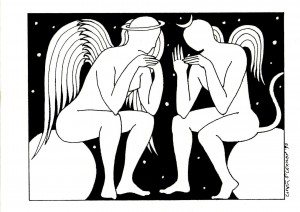 'Conversing Angels' by Kirsty O'Connor